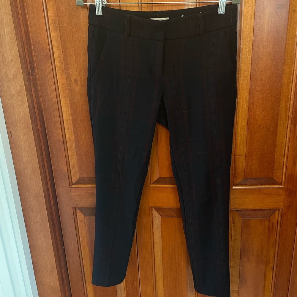 Ann Taylor Loft soft flannel cropped pants